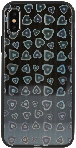 Púzdro Heart Vennus Glass Case Samsung Galaxy A7 2018 A750 čierne