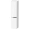 Duravit Sivida skrinka 40x37.4x176 cm bočné závesné biela-chrómová SV1370L10220000