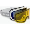 Dámske lyžiarske okuliare Giro Moxie white & grey chute/ cobalt/ yellow