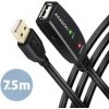 AXAGON ADR-207, USB 2.0 A-M -> A-F aktívny predlžovací / repeater kábel, 7.5m