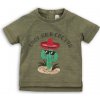 Minoti Tričko chlapčenské s krátkym rukávom, Minoti, Cactus 1, khaki veľ. 86/92