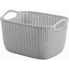 Curver Knit košík S 8 L 30 x 22 x 17 cm sivý