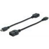 PremiumCord kur-16 USB, USB A/female - Mini 5pin USB/male, OTG, 20cm