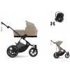 CYBEX Avi Spin + Cot S Travel Set Aton B2 i-Size almond beige 2025