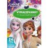 Vymaľovanky so samolepkami - Ľadové kráľovstvo (A4)