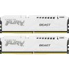 DDR 5 32GB . 6400MHz. CL32 FURY Beast White Kingston EXPO (2x16GB) KF564C32BWEK2-32