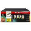 Vlhké krmivo pre mačky SHEBA Delicacy Hydinové príchute vrecúška 40x85 g