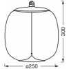 OSRAM Vintage 1906 Big Oval, dymová, E27, 1 800 K, vlákno - 4099854173943
