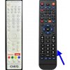 CHIQ U40E6000 , U50E6000 náhradní dálkový ovladač