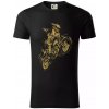 Dirt bike vintage - Tričko z organickej bavlny - 2XL ( Čierna )