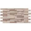 Obkladové panely 3D PVC TP10017306, cena za kus, rozmer 980 x 480 mm, parkety sivé, GRACE