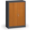 Alfa 3 Zvárané skrine s lamino dverami, 1150 x 800 x 400 mm, RAL 7016/čerešňa