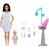 Mattel Barbie Herný set povolania - zubárka čiernovláska