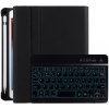 AppleKing púzdro s podsvietenou klávesnicou a priestorom na Apple Pencil pre iPad mini 1/2/3/4/5 - čierne - možnosť vrátiť tovar ZADARMO do 30tich dní