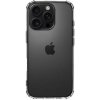 AppleMix Kryt TACTICAL Plyo pre Apple iPhone 16 Pro - zosilnené rohy - gumový - priehľadný