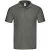 Fruit of the Loom pánska polokošeľa light graphite solid