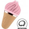 Stimulátor klitorisu SATISFYER SWEET TREAT ružový-hnedý