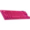 LOGITECH Logitech® G PRO X TKL LIGHTSPEED Gaming Keyboard - MAGENTA - US INT'L - 2.4GHZ/BT - TACTILE 920-012159