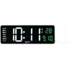 LED digitálne hodiny Manutan Expert, šírka 39 cm