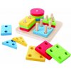 Bigjigs Toys Nasadzovanie tvarov na tyče