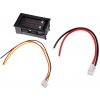 Voltmeter a ampérmeter 0-100V 10A LED červená - 0,56 