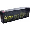 Long 12V 2,3Ah olověný akumulátor F1 (WPS2,3-12) PBLO-12V002,3-F1A-1 Avacom