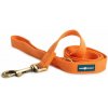 Farm Company ekologicky šetrné vodítko pre psov zo sójových vlákien S/M 2cm/120cm oranžová