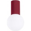 Sollux | Sollux SL.1748 - Kúpeľňové stropné svietidlo HALO 1xG9/8W/230V IP44 červená | SLX1461