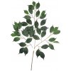 Dekorácia vetvička Ficus 58cm zelená umelá