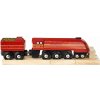 Bigjigs Rail replika lokomotívy Duchess of Hamilton + 3 koľaje