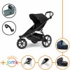 Set 7v1 Thule Urban Glide 3 Black 2024 + madlo + vanička Mid blue + JOMK príslušenstvo