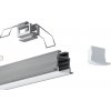 SJ-Tec SJ-ALP2520 Zápustný stropný hliníkový profil pre LED, Biely, Priehľadný, 1m