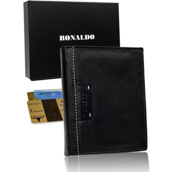 Ronaldo Veľká čierna kožená pánska peňaženka od 11,99 € - Heureka.sk