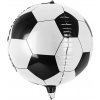 PartyDeco Fóliový balón - Futbalová lopta 40 cm