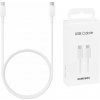 Samsung Dátový kábel (EP-DA705BWEGWW) - USB-C na rýchle nabíjanie typu C 3A, 1 m - biely (blistrové balenie)