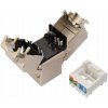 Keystone Solarix CAT5E STP RJ45 černý pro kleště, 24ks SXKJ-5E-STP-BK-NA