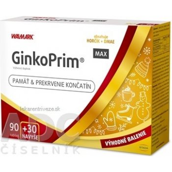 WALMARK GinkoPrim MAX PROMO 2022 90+30 tabliet