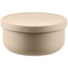 Zopa Silikónová miska s viečkom Sand Beige