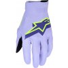 Rukavice SUPERTECH MX, ALPINESTARS (levandulová/fialová/žlutá, vel. L)