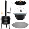 Perfect Home PL-Set-64 Kotlíková súprava 13L, 6ks – kotlina/kotlík/pokrievka/varecha/naberačka/platňa