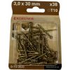 KOELNER Skrutka kalená konštr. do dreva, zapust.hlava,3x30mm, 38ks/bal