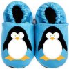 Afelo Kožené capáčky barefoot Pingu tyrkysový
