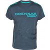 Drennan Tričko T-Shirt Grey / Aqua