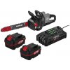 Parkside Performance® Aku reťazová píla Ppksa 40-Li B2 + Akumulátor 20 V/4 Ah, 2 kusy + Dvojitá nabíjačka na akumulátor 20 V/4,5 A (800010668)