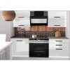 Kuchynská linka Belini 120 cm biely lesk s pracovnou doskou Eleganta2 Výrobca INF ELEGANTA2/2/WT/W/0/B1