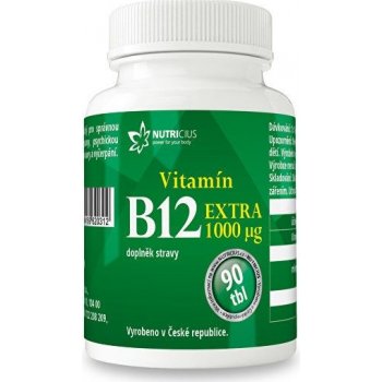 Nutricius Vitamín B12 Extra 1000 g 90 tabliet od 6,99 € - Heureka.sk