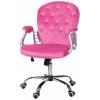 Ružová Otočné kreslo Giosedio