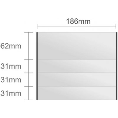 Triline Ac120/BL nástenná tabuľa 186x155mm Alliance Classic /62+31+31+31