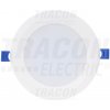 TRACON Kompaktné zápustné svietidlo,TRACON LED-DLS-9NW, okruhlé, s chipom SAMSUNG
