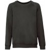 Czarna bluza dziecięca Raglan Sweat Fruit of the Loom hnedá 7-8 Y Fruit of the Loom 5904882095329